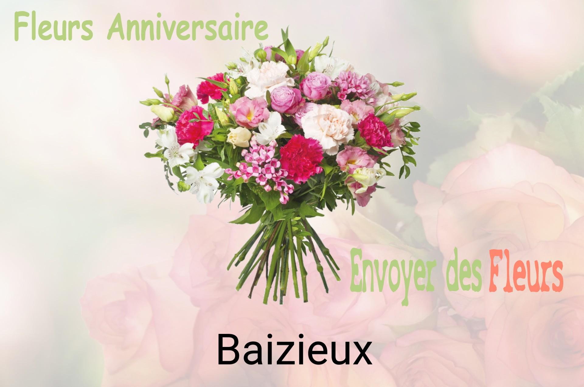 Bouquet de fleurs d’anniversaire livré à Baizieux